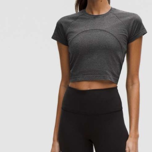 Lululemon Swiftly Tech Cropped Short-Sleeve Shirt 2.0 - Picture 1 of 4